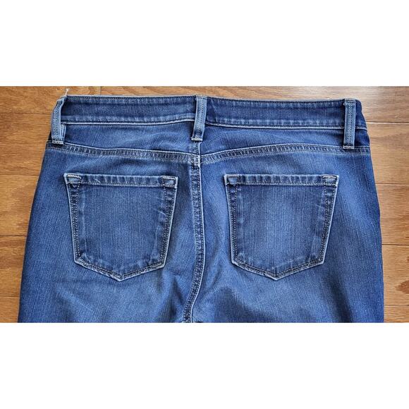 Loft Womens Modern Skinny Jeans Size 27/4 Blue Dark Wash Stretch - Picture 7 of 12